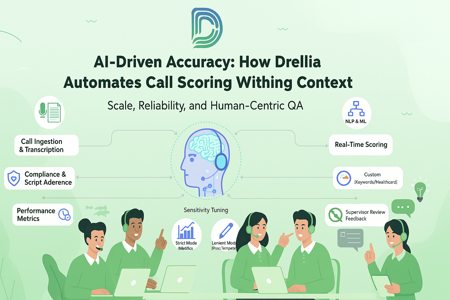 AI-Driven Accuracy: How Drellia Automates Call Scoring Without Losing Context